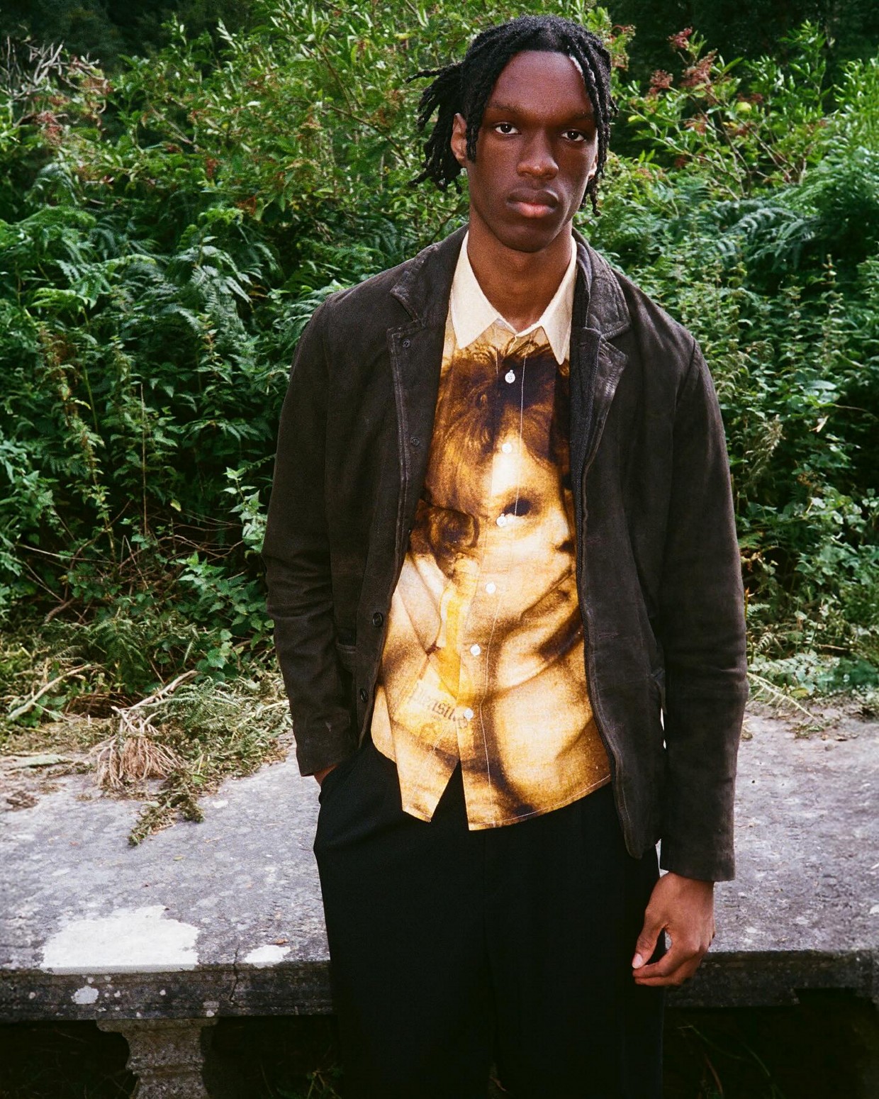 ��PLEASURES/�ץ쥸�㡼����CHERUB BUTTON UP Ĺµ����� / MULTI