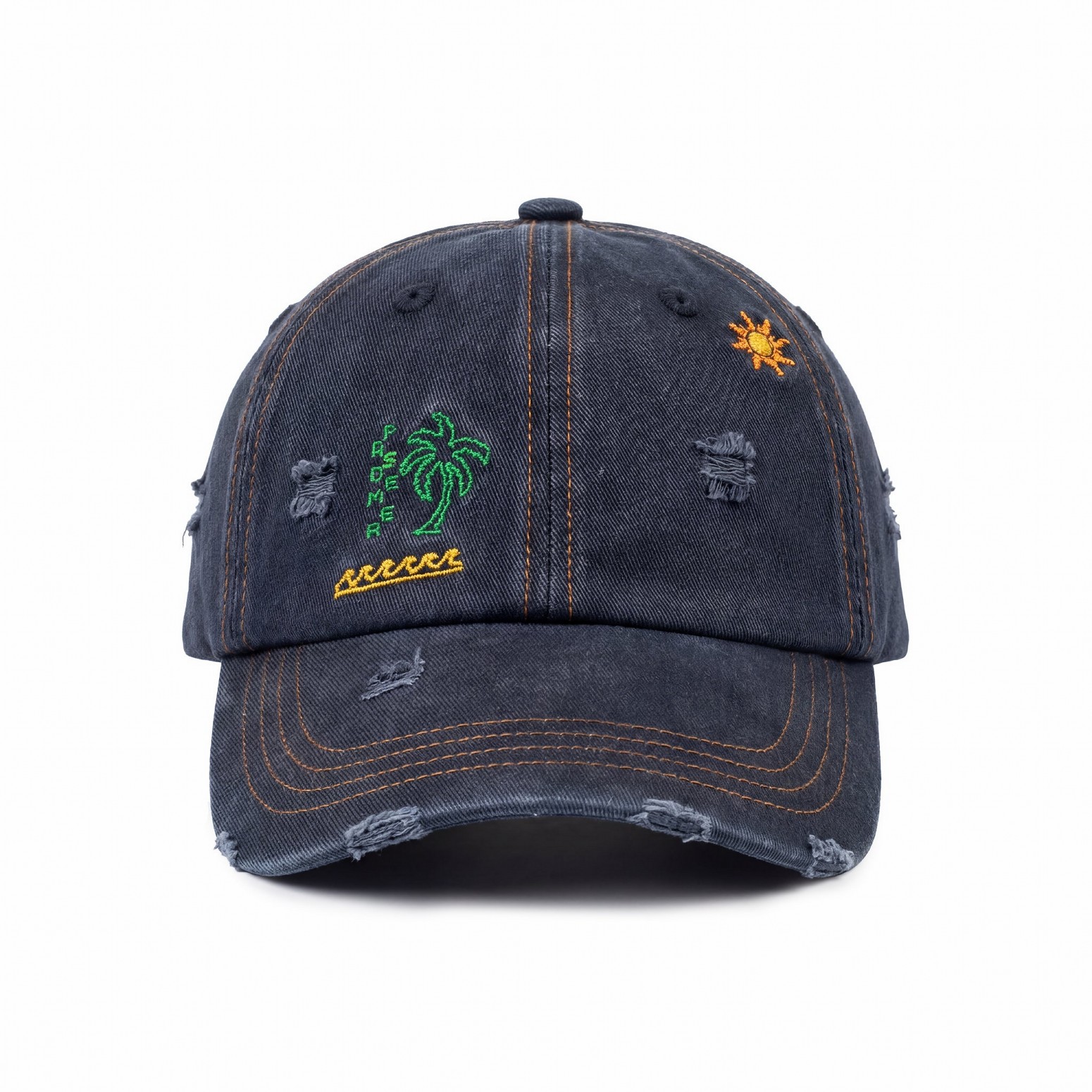 ��PAS DE MER/�ѥɥ����POSTCARD HAT ����å� / BLUE