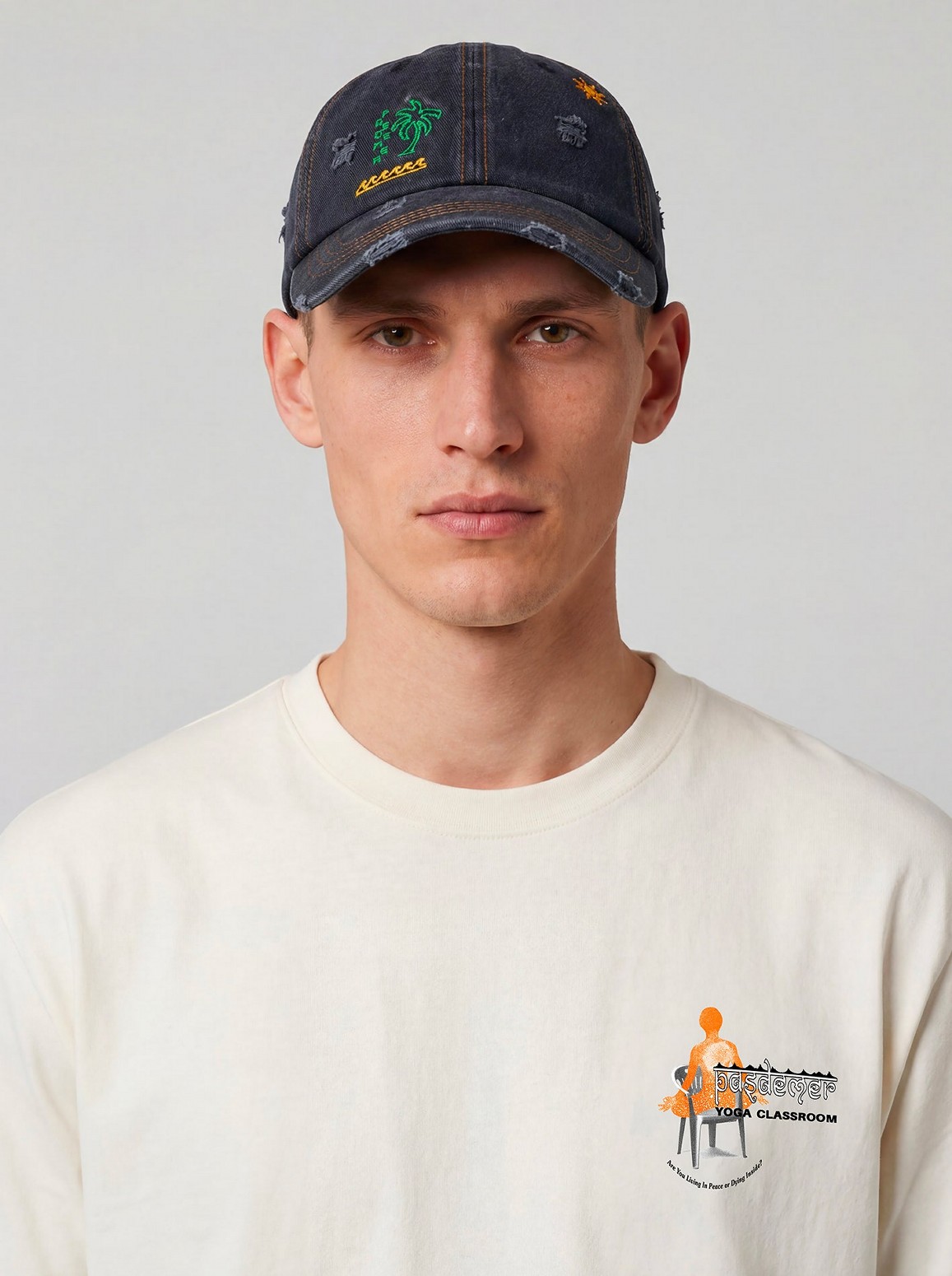 ��PAS DE MER/�ѥɥ����POSTCARD HAT ����å� / BLUE