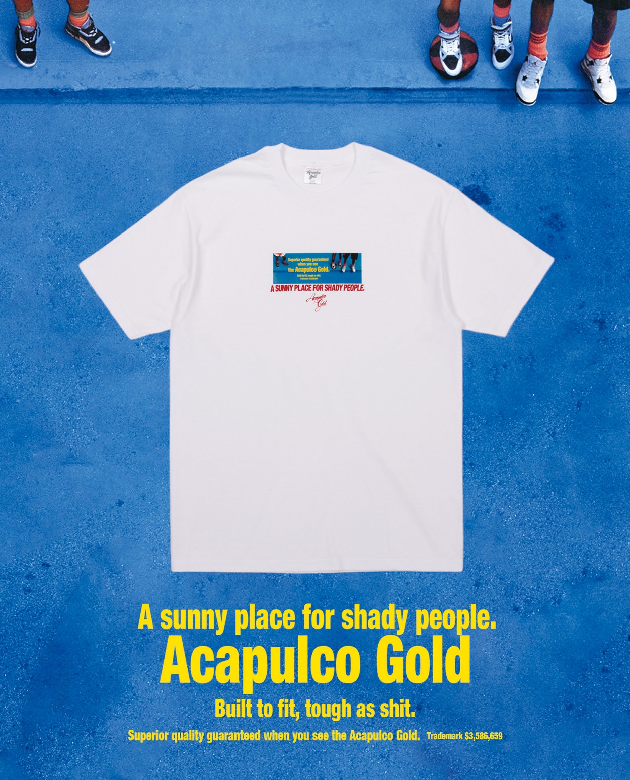 ��ACAPULCO GOLD/�����ץ륳 ������ɡ�SUMMER OF ��89 TEE T����� / WHITE
