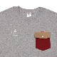 ACAPULCO GOLD/ץ륳 ɡSNAP BUTTON POCKET L/S TEE ĹµT / HEATHER GREY 졼
