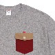 ACAPULCO GOLD/ץ륳 ɡSNAP BUTTON POCKET L/S TEE ĹµT / HEATHER GREY 졼