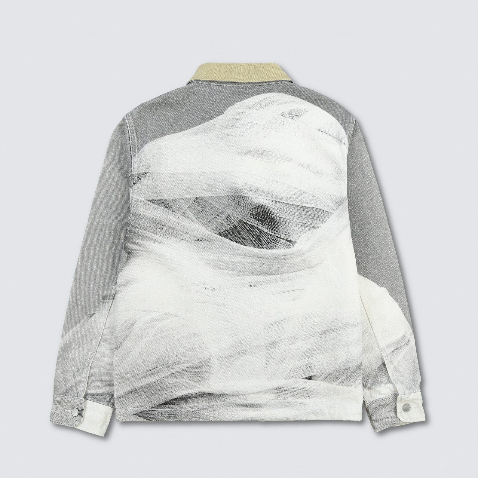 ��PLEASURES/�ץ쥸�㡼����ROBERT MAPPLETHORPE/���С��ȡ��ᥤ�ץ륽���ס�GAUZE WORK JACKET ������㥱�å� / GREY