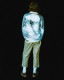 ��PLEASURES/�ץ쥸�㡼����ROBERT MAPPLETHORPE/���С��ȡ��ᥤ�ץ륽���ס�GAUZE WORK JACKET ������㥱�å� / GREY