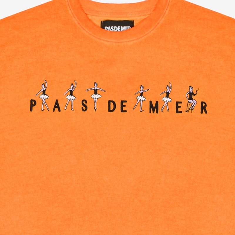 PAS DE MER/ѥɥBALLET T-SHIRT T / ORANGE 