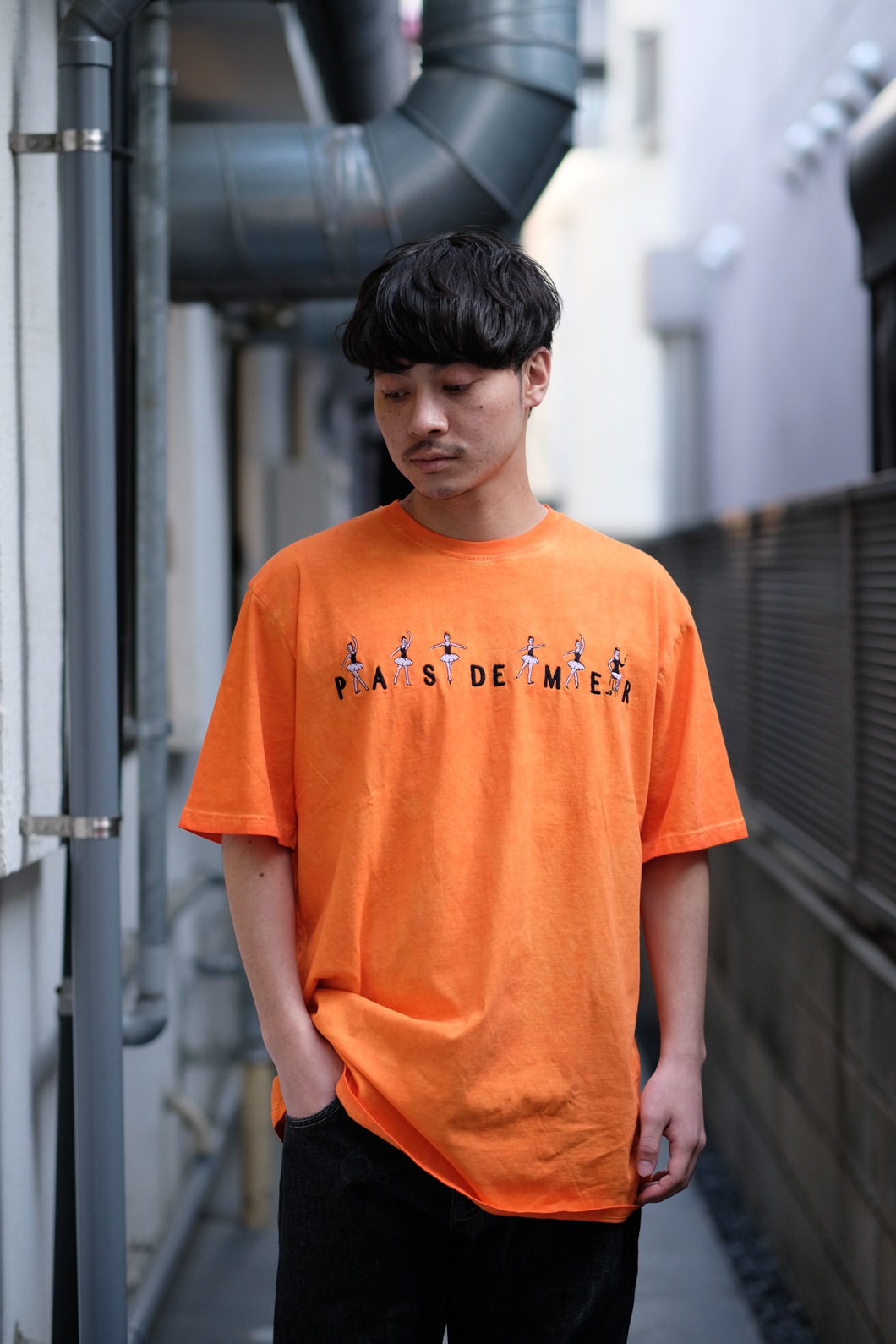PAS DE MER/ѥɥBALLET T-SHIRT T / ORANGE 