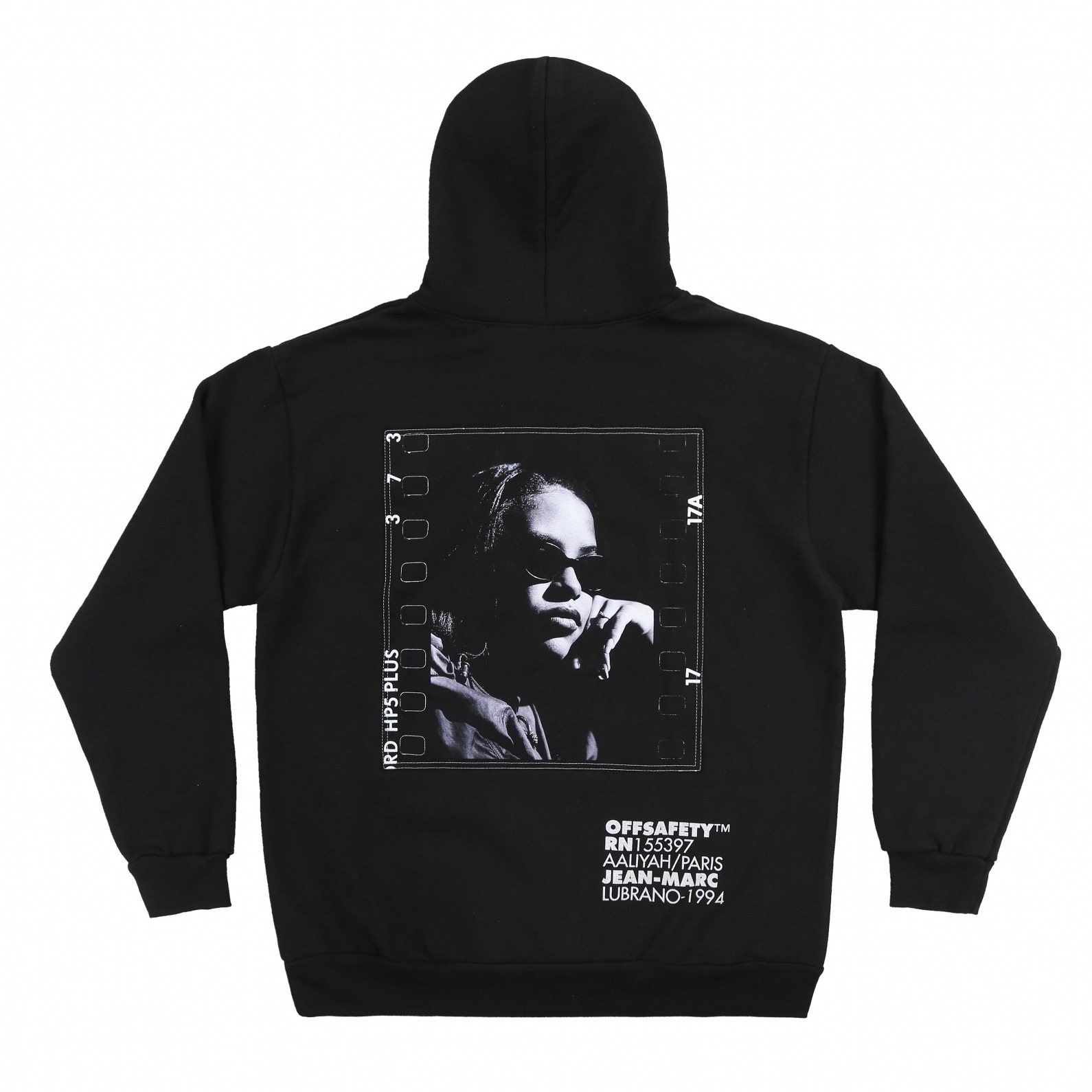 OFF SAFETY/オフセーフティー】AALIYAH FILM BACK HOODIE パーカー 