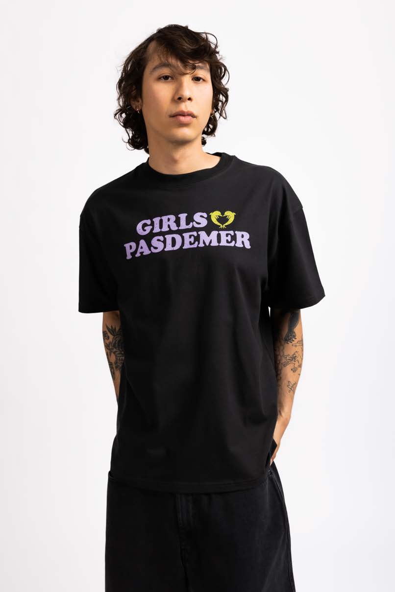 ��PAS DE MER/�ѥɥ����GIRLS TEE T����� / OLD BLACK