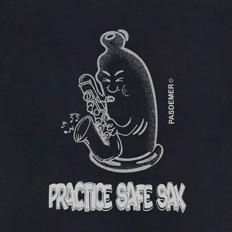 ��PAS DE MER/�ѥɥ����SAFE SAX TEE T����� / GREY