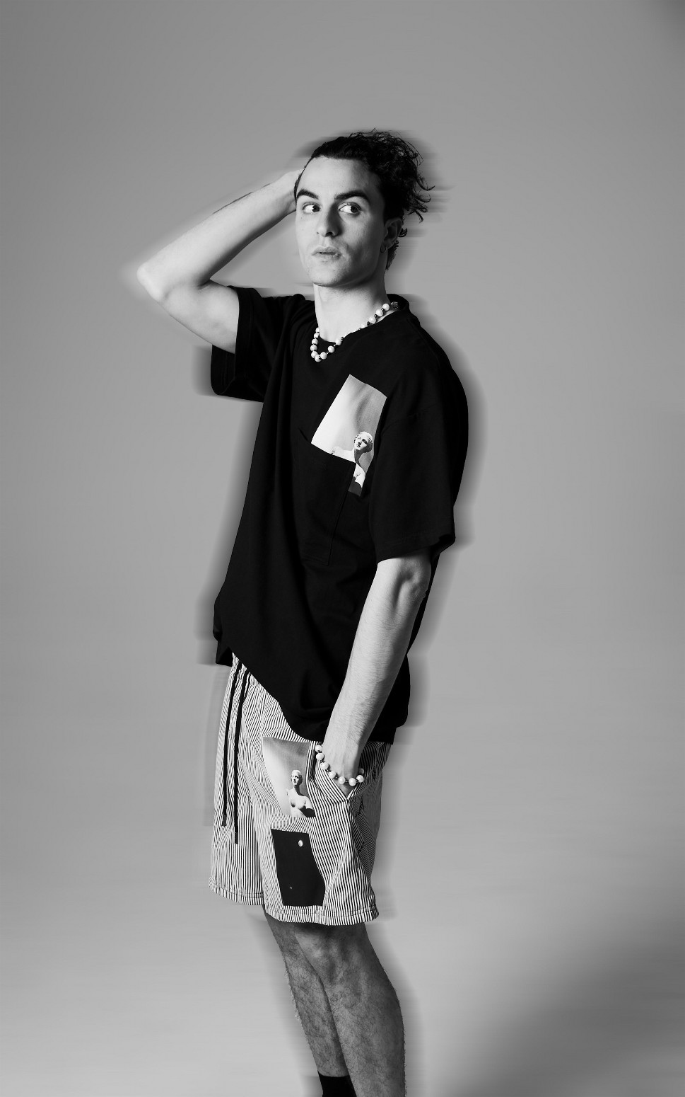 LUTI/롼ƥLUNA S/S KNIT T / BLACK
