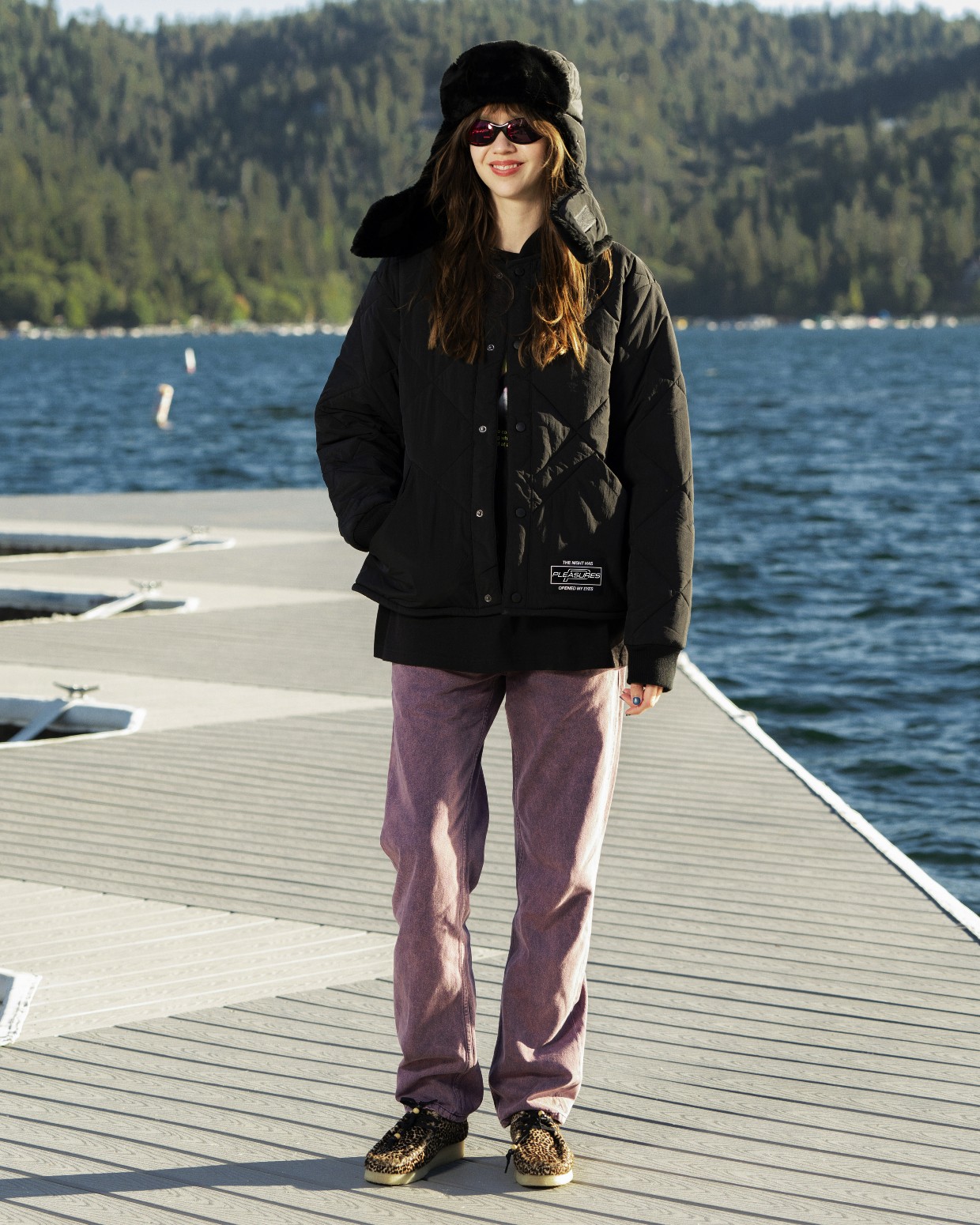 ��PLEASURES/�ץ쥸�㡼����ACID 5-POCKET JEANS ������ / PURPLE