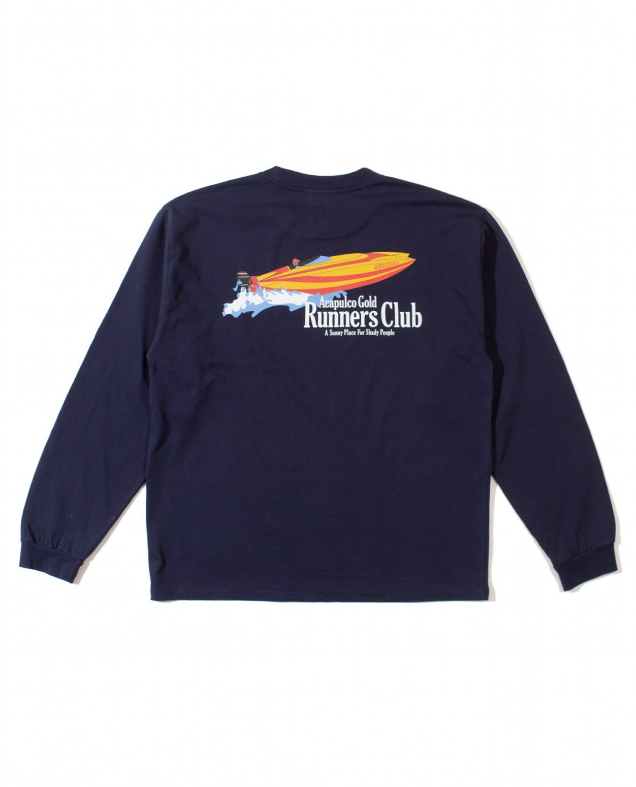 ��ACAPULCO GOLD/�����ץ륳 ������ɡ�RUNNERS CLUB LS TEE ĹµT����� / NAVY