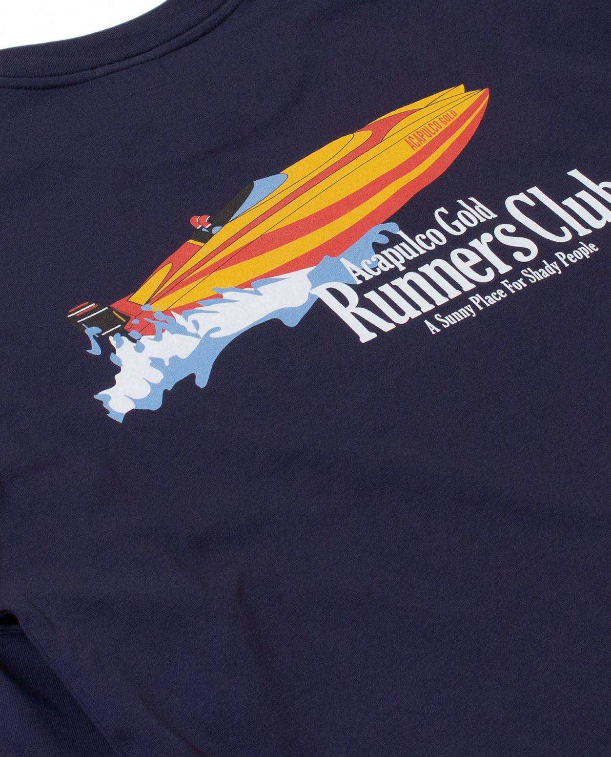 ��ACAPULCO GOLD/�����ץ륳 ������ɡ�RUNNERS CLUB LS TEE ĹµT����� / NAVY
