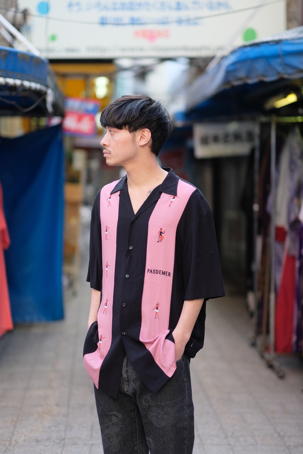 PAS DE MER/ѥɥBALLET SHIRT Ⱦµ / BLACK ֥å 