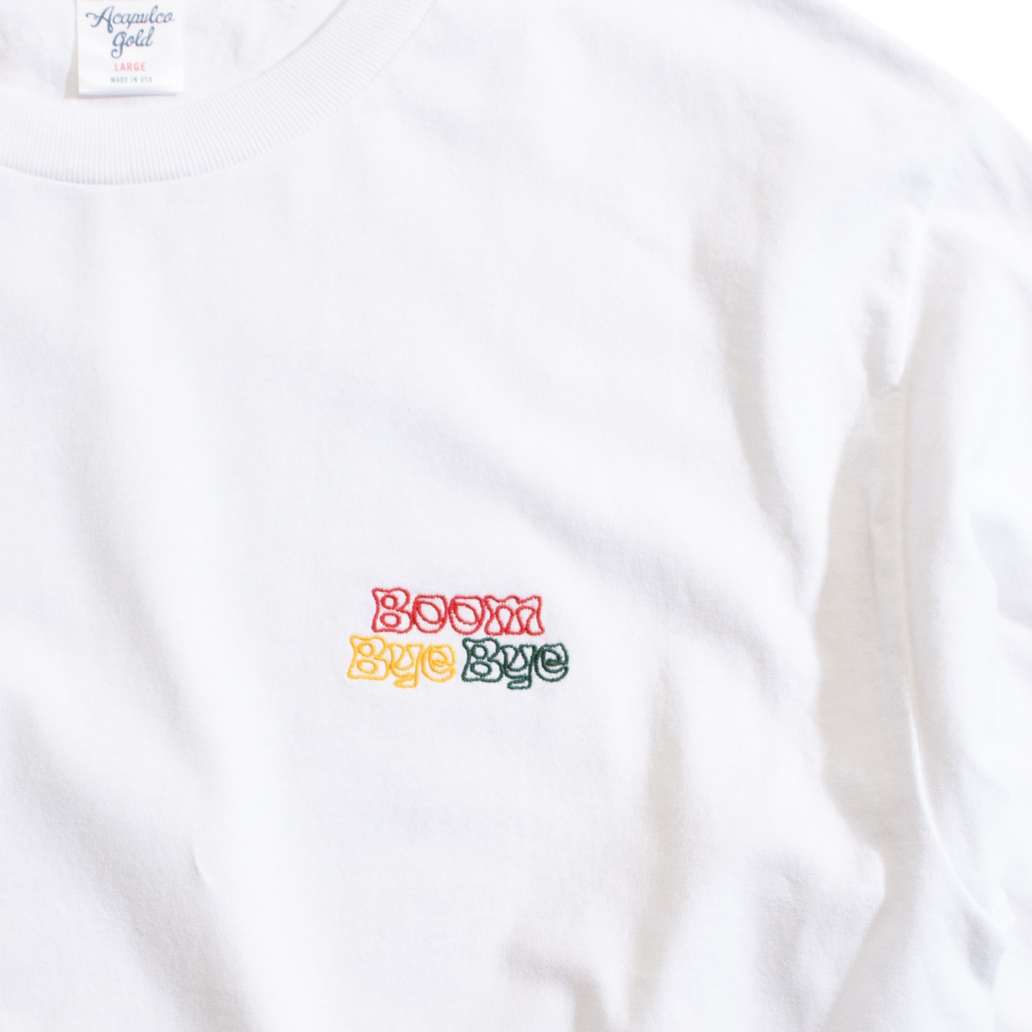 ACAPULCO GOLD/ץ륳 ɡBOOM BYE BYE L/S TEE (KINGSTON) ĹµT / WHITE ۥ磻 