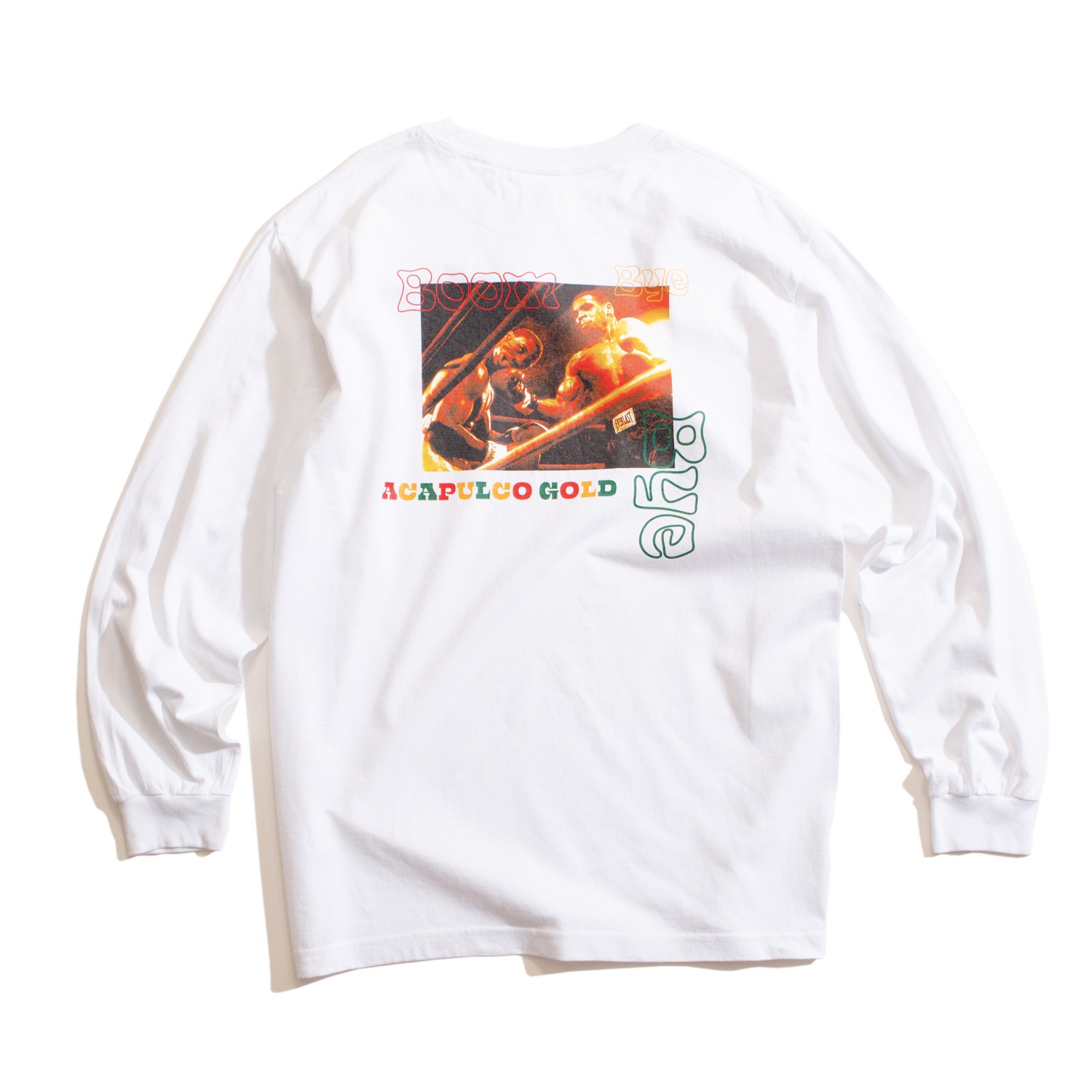 ACAPULCO GOLD/ץ륳 ɡBOOM BYE BYE L/S TEE (KINGSTON) ĹµT / WHITE ۥ磻 