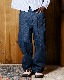 PLEASURES/ץ쥸㡼GRIND BAGGY JEANS Х / INDIGO