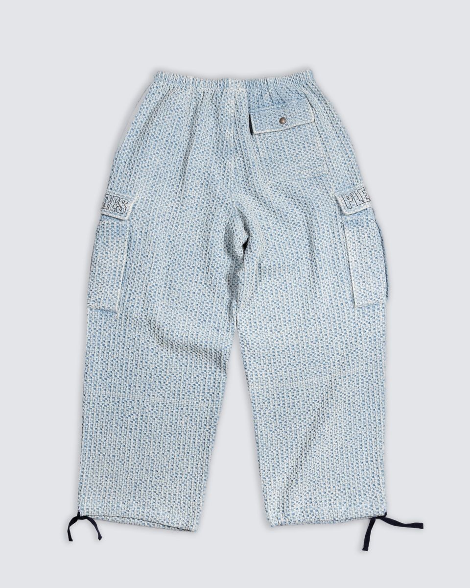 ��PLEASURES/�ץ쥸�㡼����KNITTED INDIGO CARGO PANTS �������ѥ�� / INDIGO
