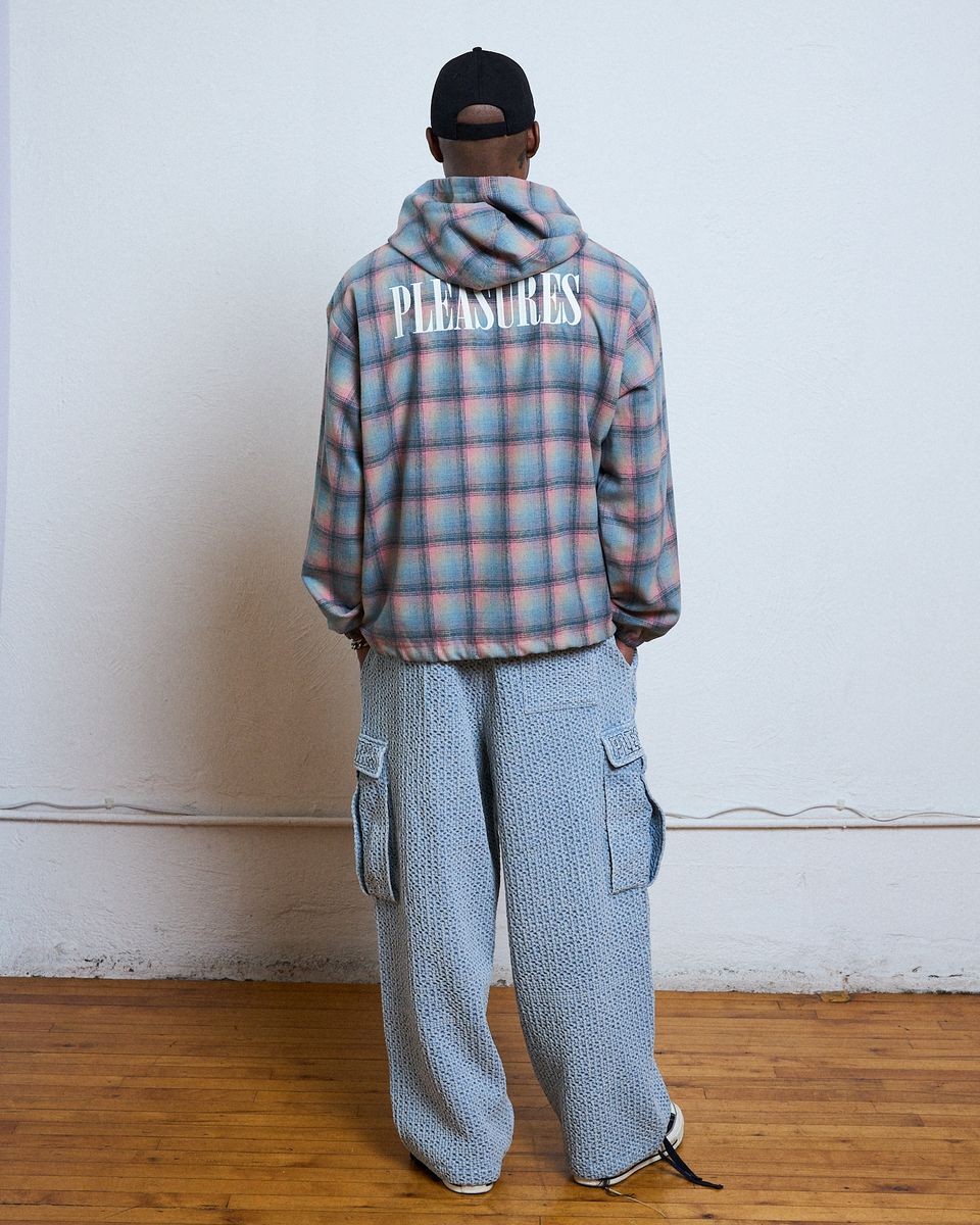 ��PLEASURES/�ץ쥸�㡼����KNITTED INDIGO CARGO PANTS �������ѥ�� / INDIGO