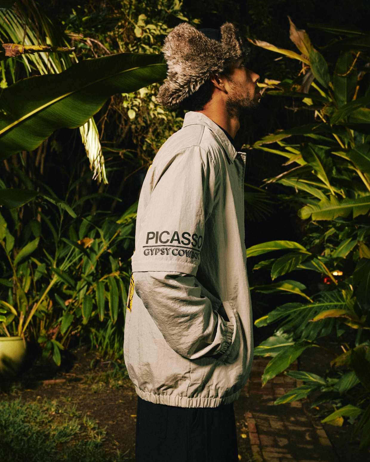 PLEASURES/ץ쥸㡼GYPSY COACH JACKET 㥱å / MATCHA