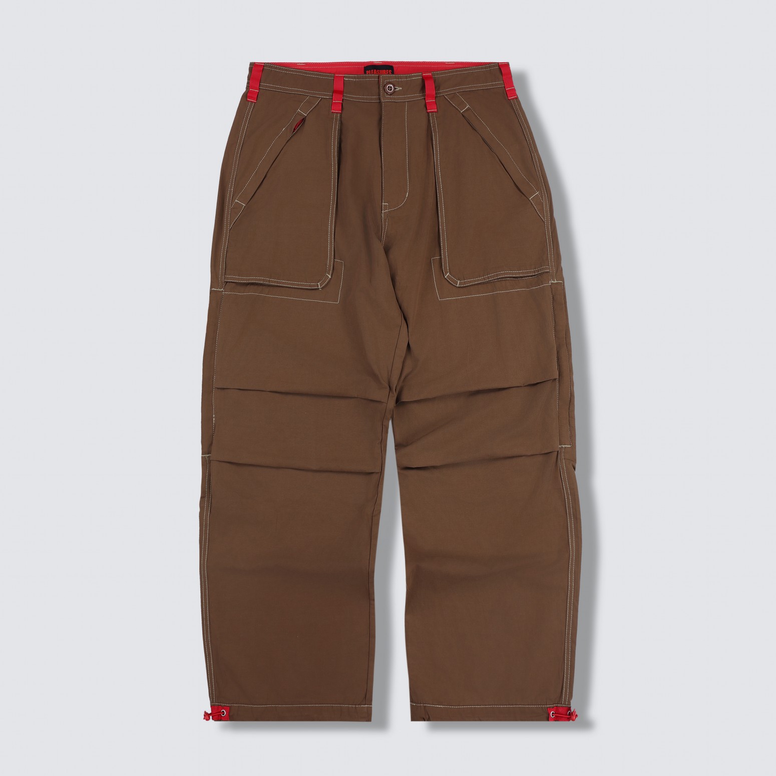 PLEASURES/ץ쥸㡼PUBLIC UTILITY PANTS ѥ / BROWN