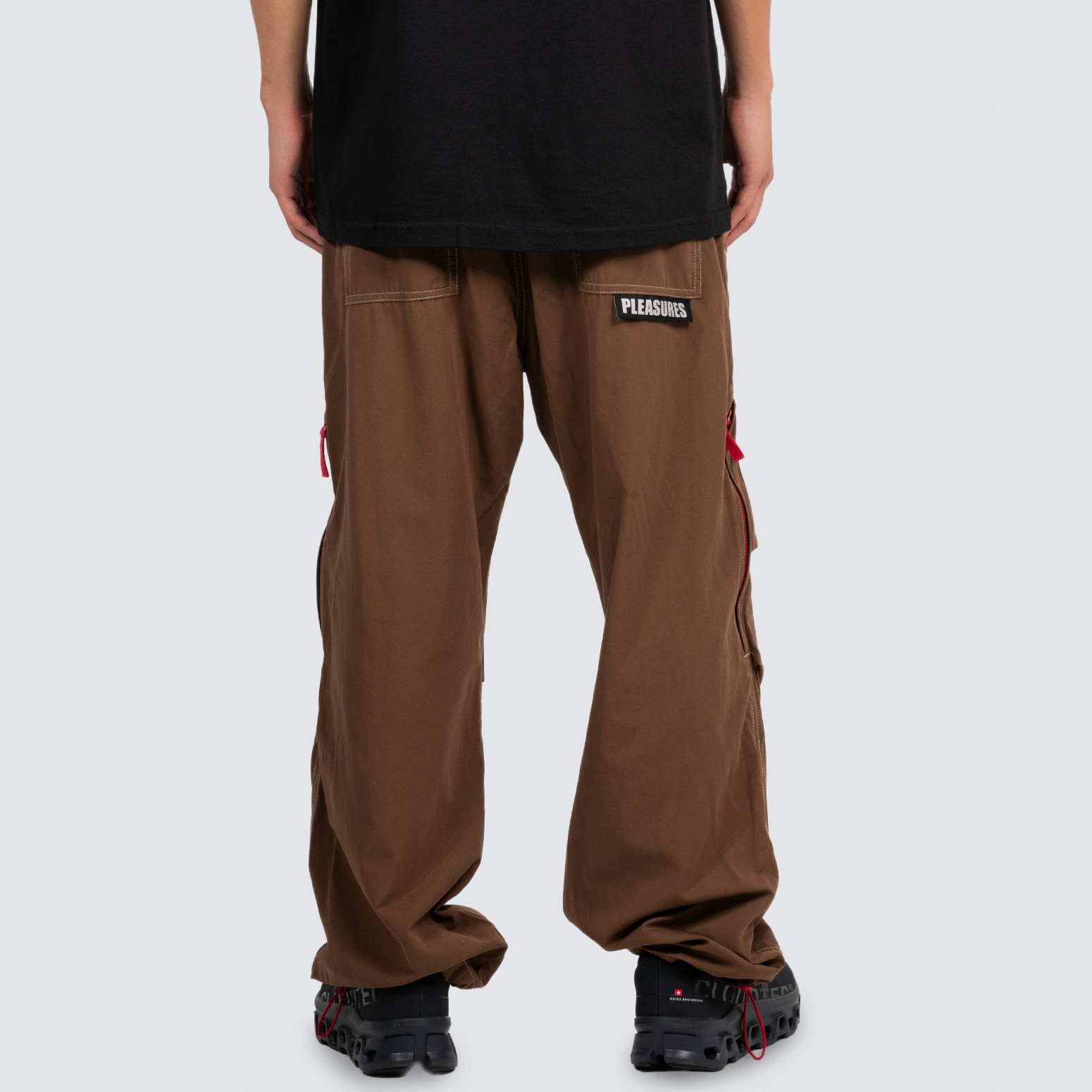 PLEASURES/ץ쥸㡼PUBLIC UTILITY PANTS ѥ / BROWN