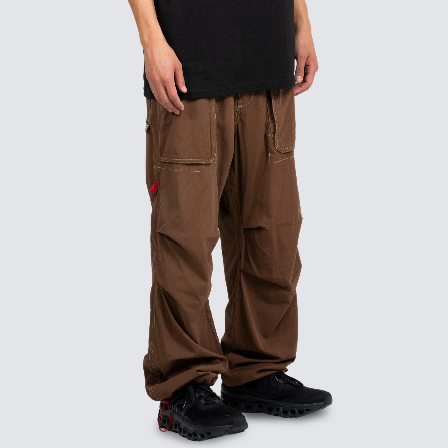 PLEASURES/ץ쥸㡼PUBLIC UTILITY PANTS ѥ / BROWN