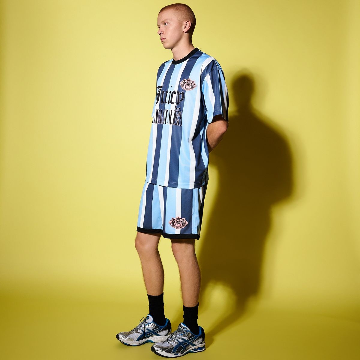 ��PLEASURES/�ץ쥸�㡼����JUICY COUTURE��JPFC SPORT SHORTS ���硼�ȥѥ�� / BLUE