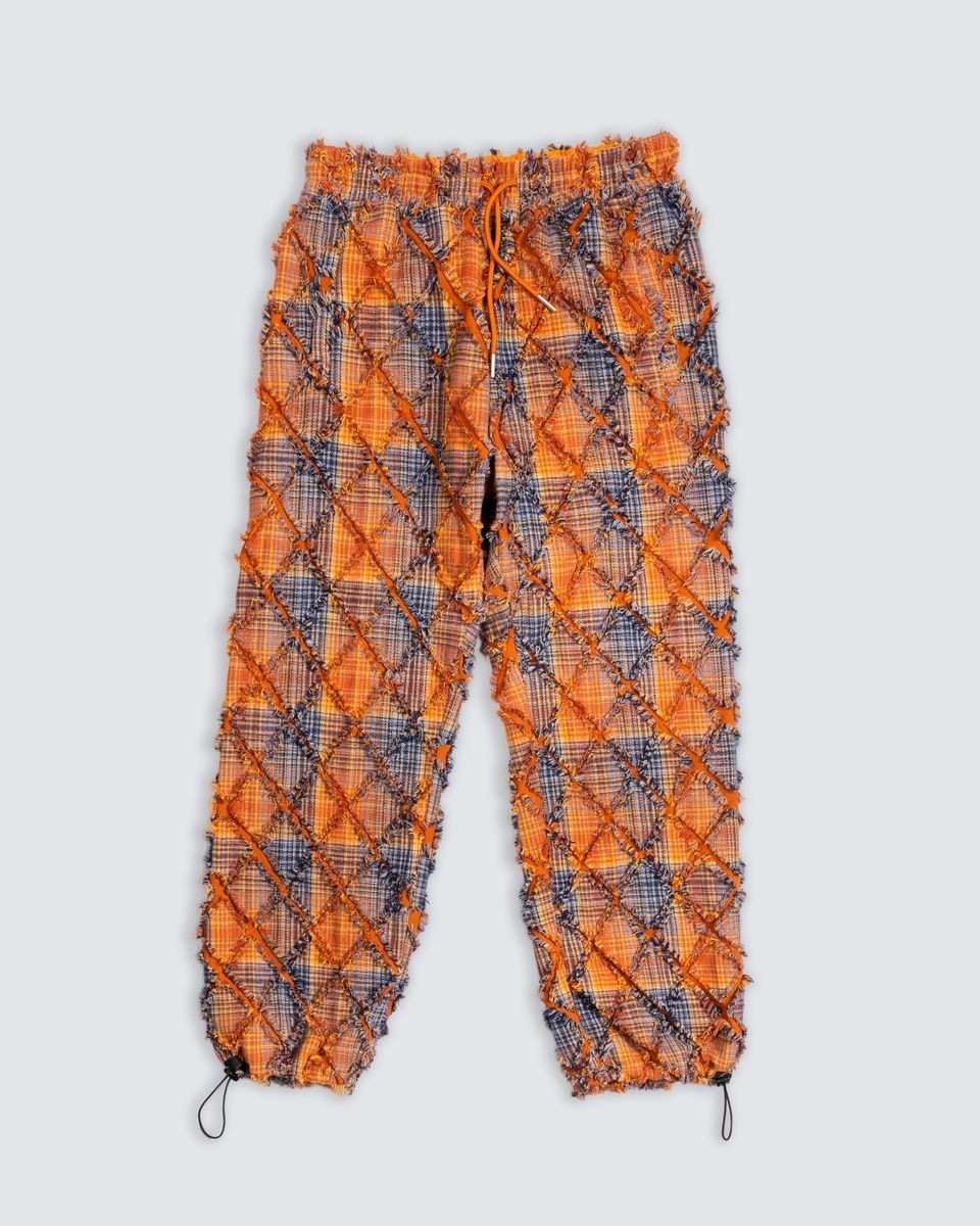 PLEASURES/ץ쥸㡼MYSTIC FLANNEL PANTS ѥ / ORANGE