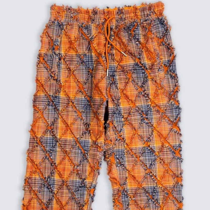 PLEASURES/ץ쥸㡼MYSTIC FLANNEL PANTS ѥ / ORANGE