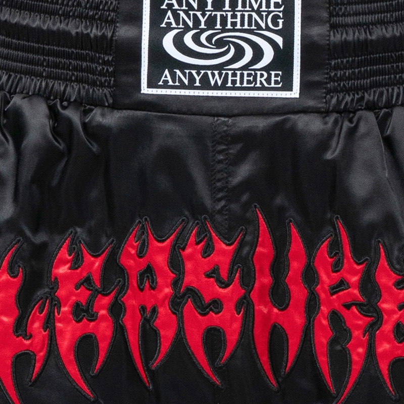 PLEASURES/ץ쥸㡼ANYWHERE MUAY THAI SHORTS 硼ȥѥ / BLACK