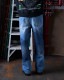PLEASURES/ץ쥸㡼GRID EMBROIDERED BAGGY JEANS ǥ˥ѥ / INDIGO