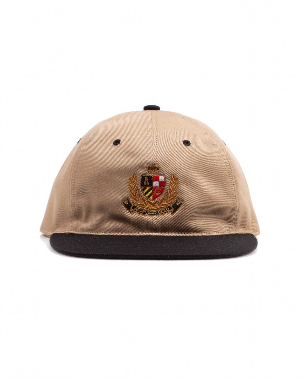 ��ACAPULCO GOLD/�����ץ륳 ������ɡ�CREST 6 PANEL CAP  / KHAKI/BLACK