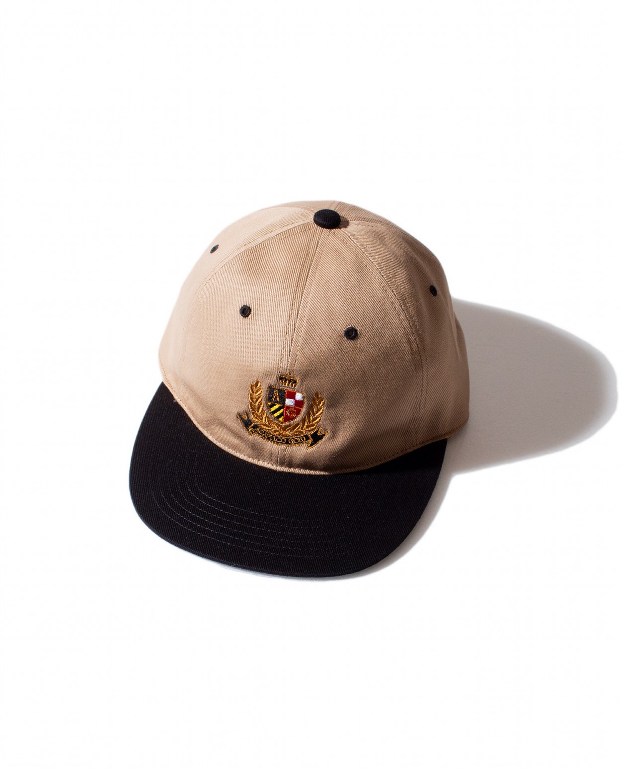 ��ACAPULCO GOLD/�����ץ륳 ������ɡ�CREST 6 PANEL CAP  / KHAKI/BLACK