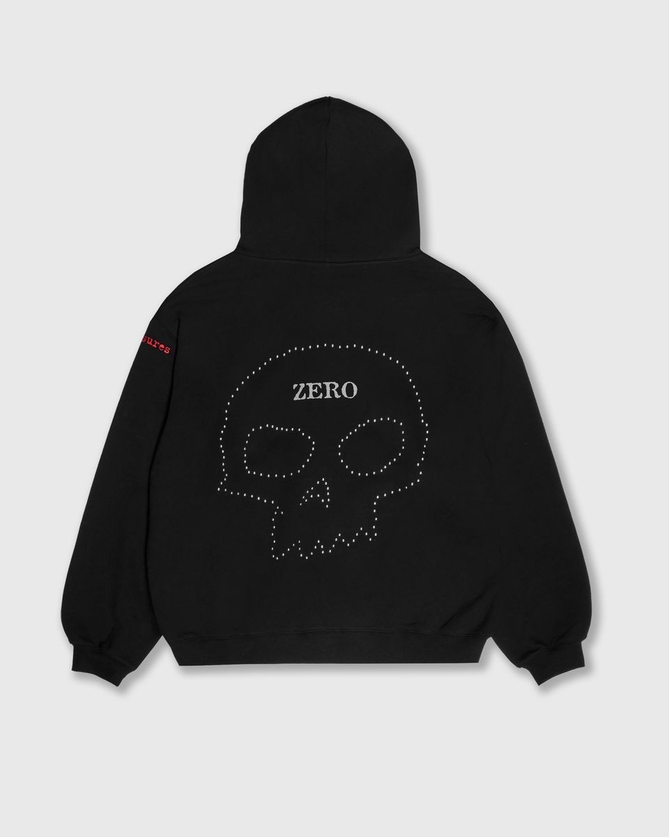 PLEASURES/プレジャーズ×ZERO SKATEBOARDS】DANE STUDDED HOODIE