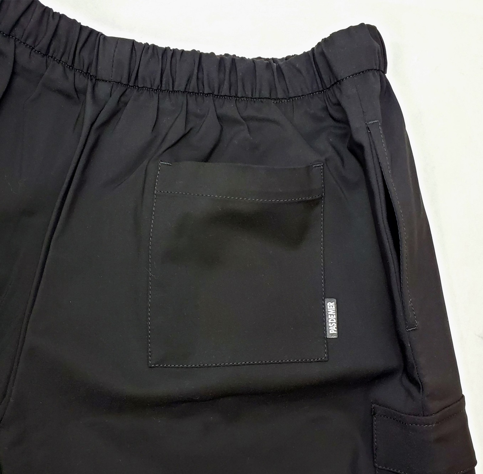 PAS DE MER/ѥɥLOGO SHORTS 硼ȥѥ / BLACK ֥å