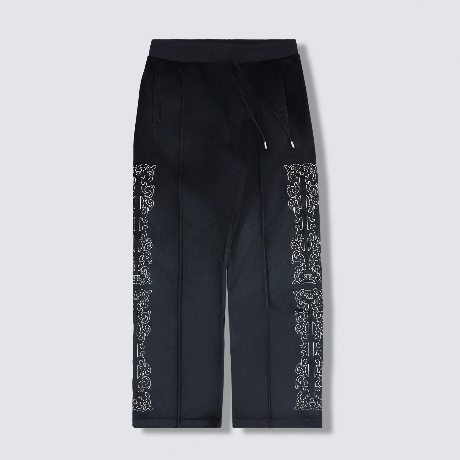 PLEASURES/ץ쥸㡼UNQUOTE VELOUR TRACK PANTS ȥåѥ / BLACK