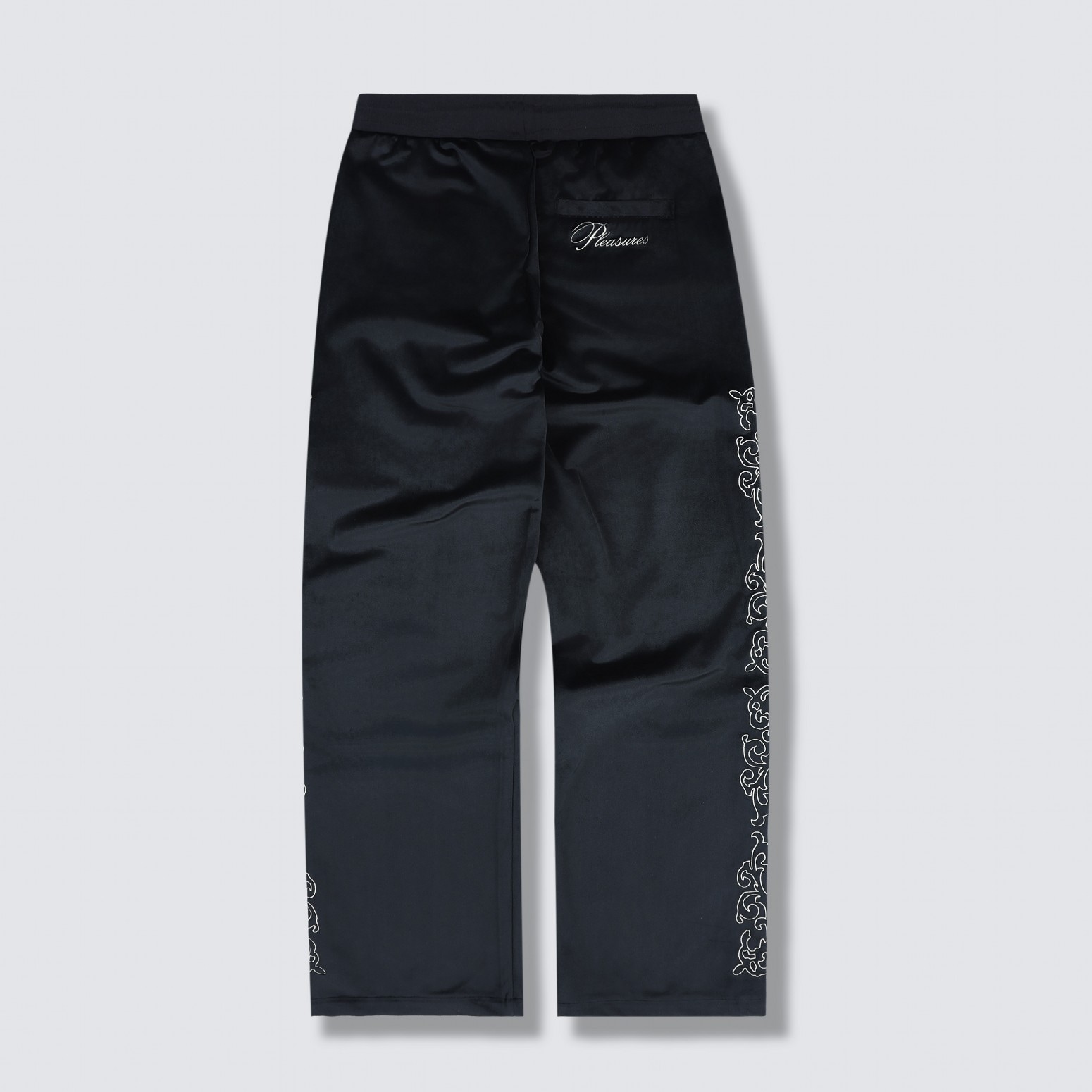 PLEASURES/ץ쥸㡼UNQUOTE VELOUR TRACK PANTS ȥåѥ / BLACK