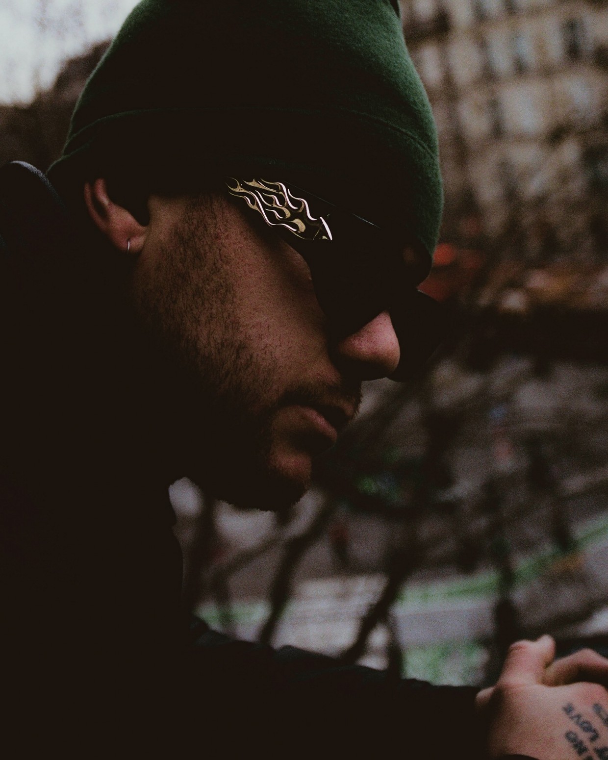 PLEASURES/ץ쥸㡼EAZY SUNGLASSES 󥰥饹 / BLACK