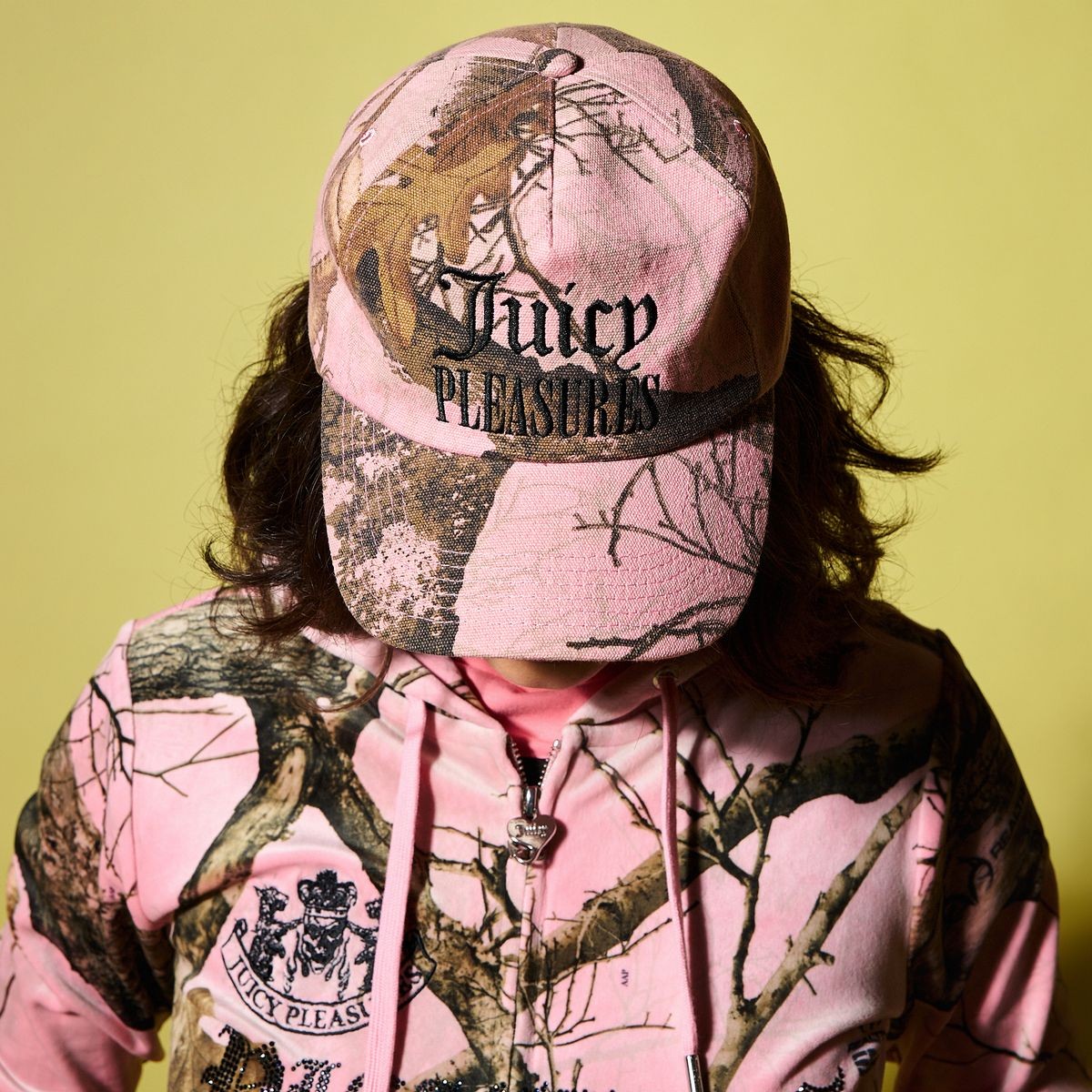 ��PLEASURES/�ץ쥸�㡼����JUICY COUTURE��REALTREE CAP ����å� / PINK EDGE