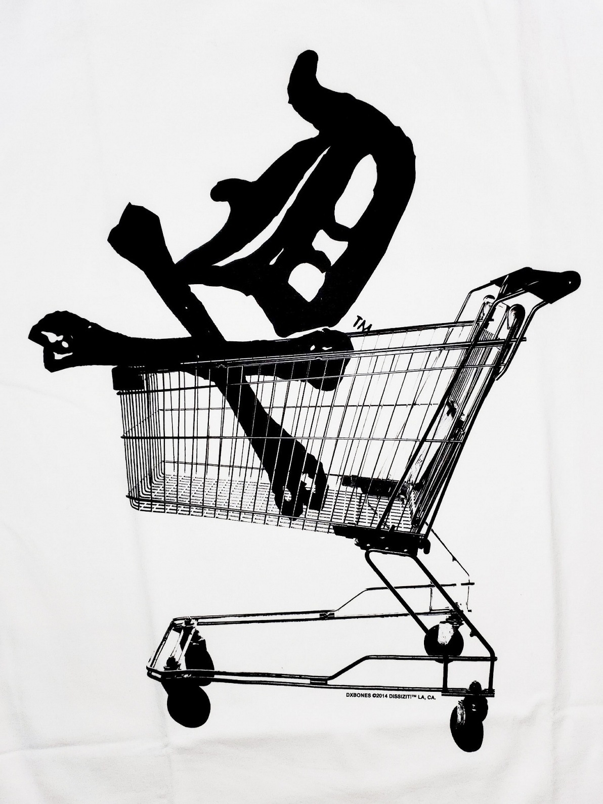 DISSIZIT/ǥåȡD-RACK TEE T / WHITE ۥ磻
