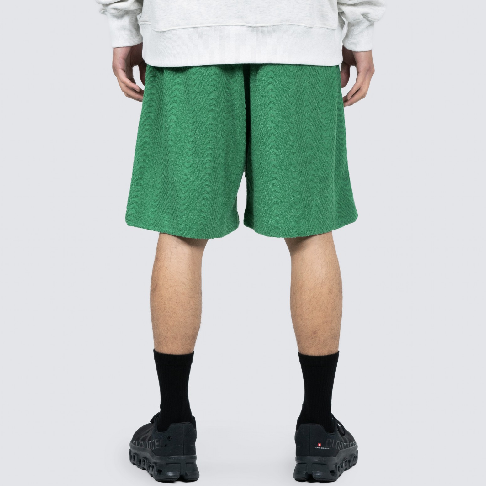��PLEASURES/�ץ쥸�㡼����ZEN TERRY SHORTS ���硼�ȥѥ�� / GREEN