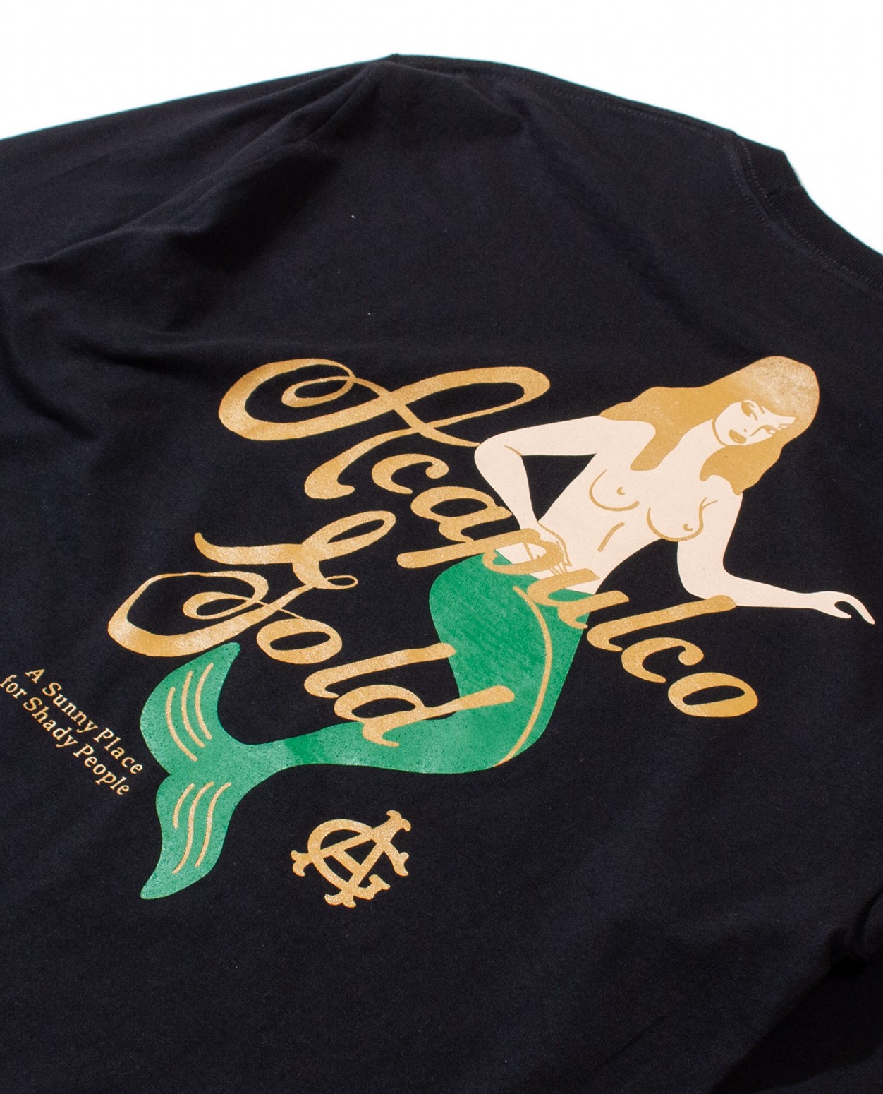 ��ACAPULCO GOLD/�����ץ륳 ������ɡ�MERMAID LS TEE ĹµT����� / BLACK