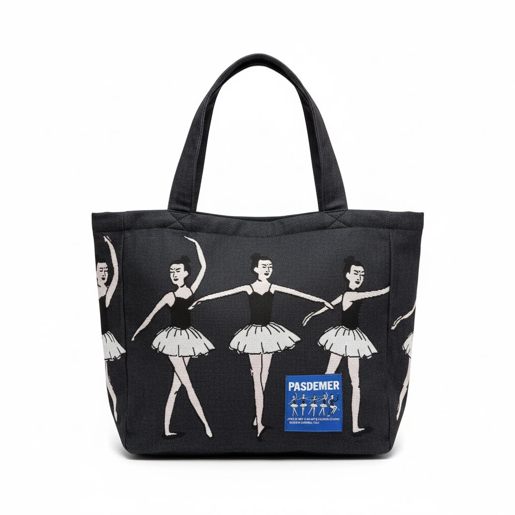 ��PAS DE MER/�ѥɥ����BALLET TOTE BAG �ȡ��ȥХå� / BLACK