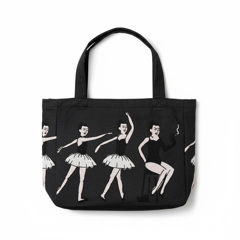 ��PAS DE MER/�ѥɥ����BALLET TOTE BAG �ȡ��ȥХå� / BLACK