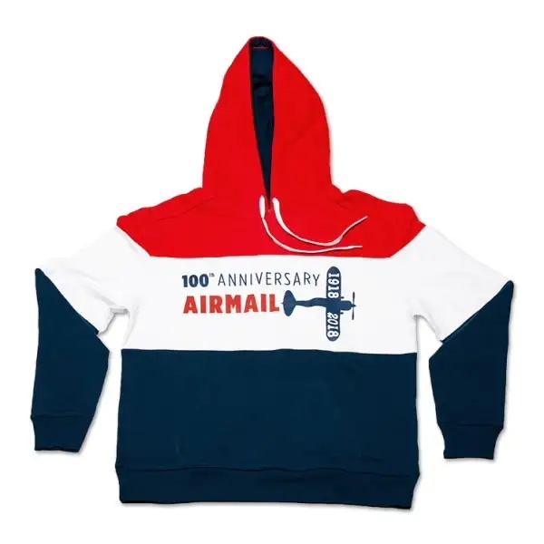 USPS100TH ANNIV AIRMAIL HOODED SWEATSHIRT  ѡ / MUL