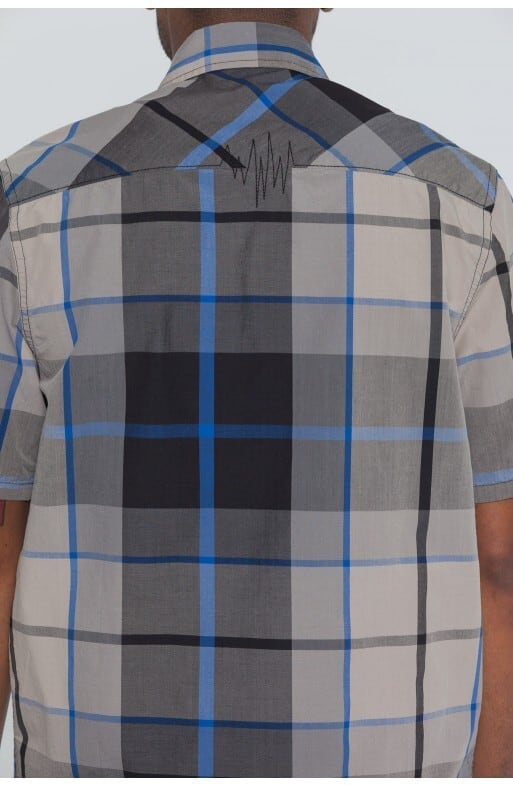 ��THE HUNDREDS/�����ϥ�ɥ�åġ�FLAXX SS WOVEN Ⱦµ����� / BLACK �֥�å� ��
