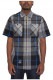 ��THE HUNDREDS/�����ϥ�ɥ�åġ�FLAXX SS WOVEN Ⱦµ����� / BLACK �֥�å� ��