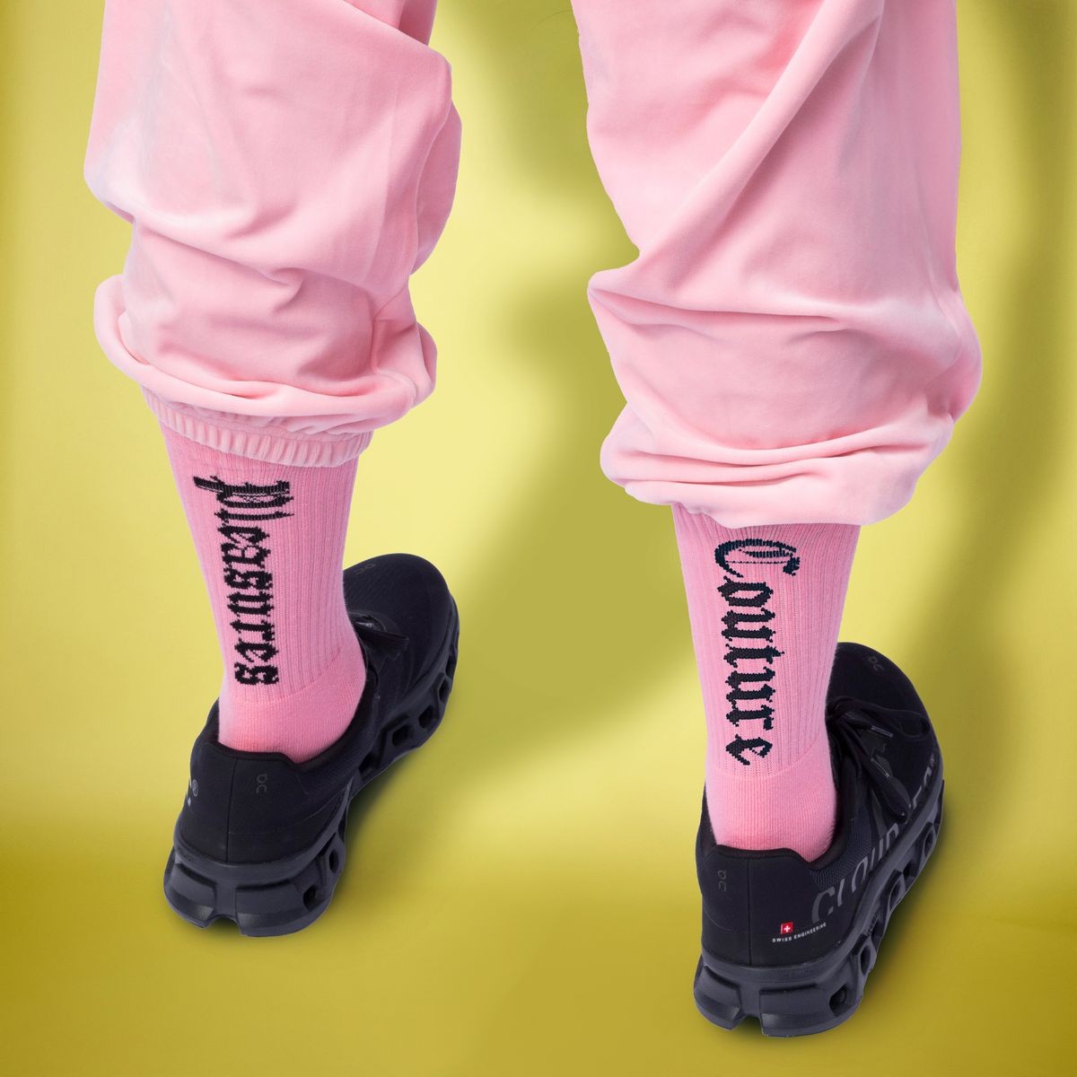 ��PLEASURES/�ץ쥸�㡼����JUICY COUTURE��JUICY PLEASURES SOCKS ���å��� / PINK