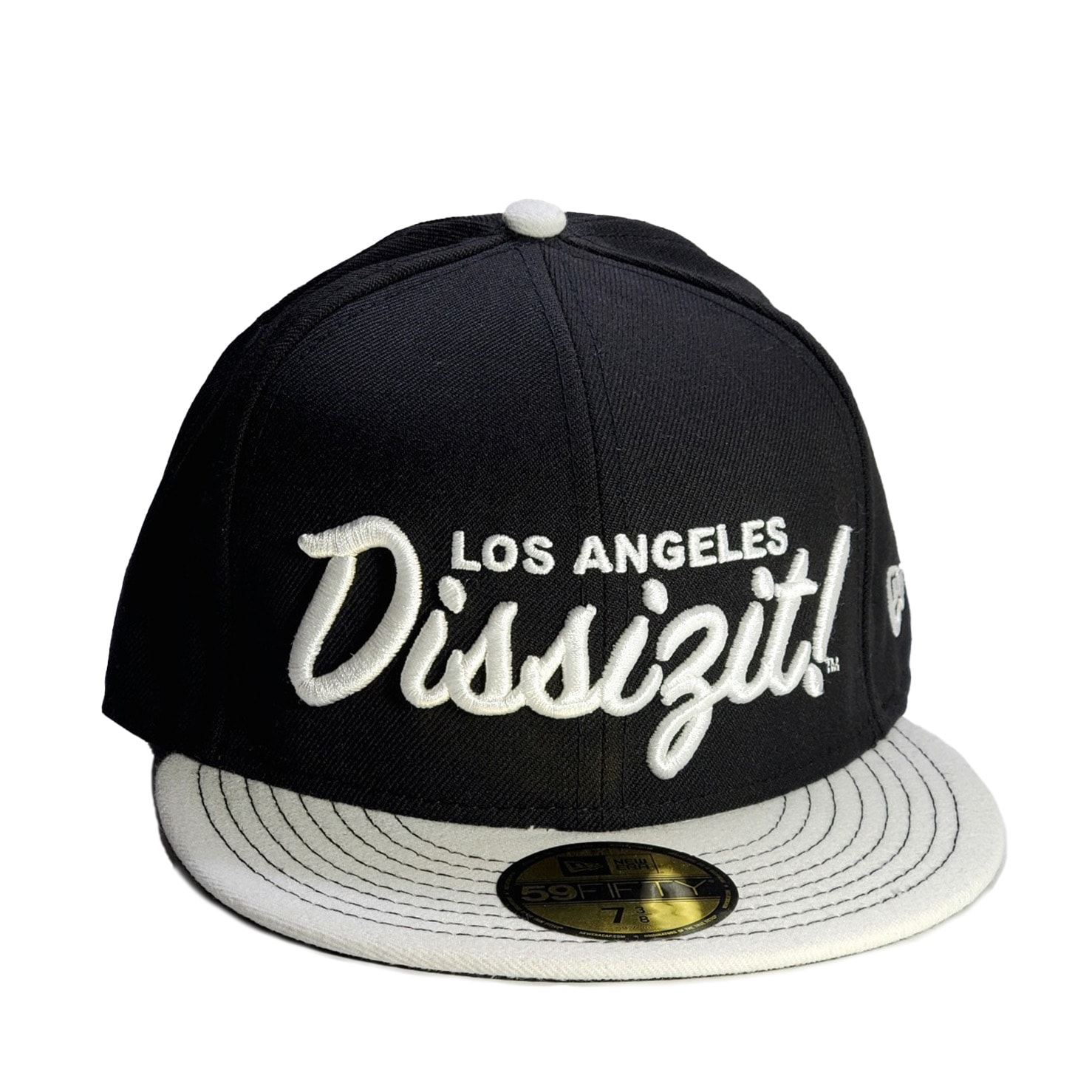 ��DISSIZIT/�ǥ����������åȡ�LA Dissizit New Era Cap ����å� / BLACK �֥�å� w/Wht